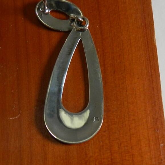 Vintage Southwest Design Dangle 925 Pierced Earrings - Picture 6 of 8